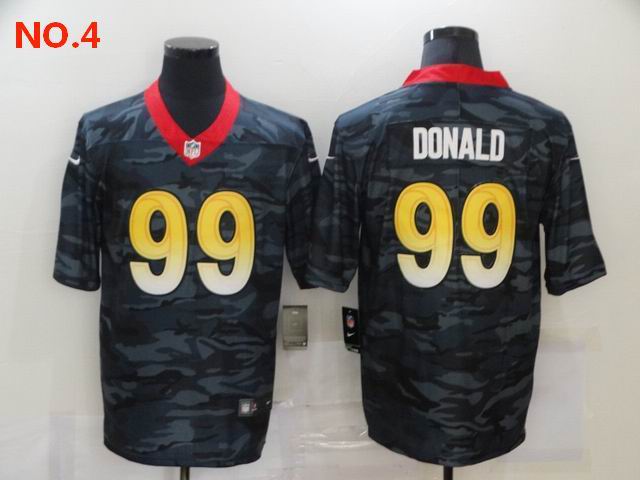 Men's Los Angeles Rams #99 Aaron Donald Jesey NO.4;